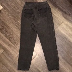 Chic brand Vintage High Waist Black Jeans